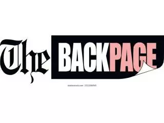  Discover endless possibilities at The New Backpage!