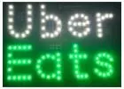  FOOD DELIVERY RIDESHARE DRIVER’S LED LIGHT AMP BEACON DECAL SIGN