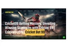 Cricbet99: Your Ultimate Destination for Cricket 99