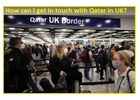 How do I get in touch with Qatar real person in UK?