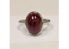 Shop Rare Untreated Oval Cut Ruby Solitaire Ring (9.75cts)