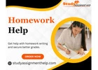 Hire Best Homework Helper from StudyAssignmentHelp.com