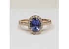 Purchase Cushion Blue Sapphire Prong Set Halo Ring With Round Diamonds (2.69cttw)
