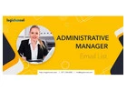 Administrative Manager Email List | Administrative Manager Database