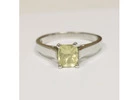 Buy Rare Untreated Cushion Yellow Sapphire Solitaire Ring (1.68cts)