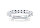 Half Eternity Diamond Round Four Prong Wedding Ring (0.51cttw)