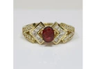 Traditional Oval Cut Ruby Prong Set Ring (1.44 Carats)