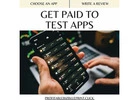 Paid App Testing: Earn From Home!  