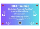 Free Christian Passive and Residual Income Training