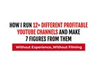 Earn Serious Money from YouTube Without Filming - Step-by-Step Training Program!